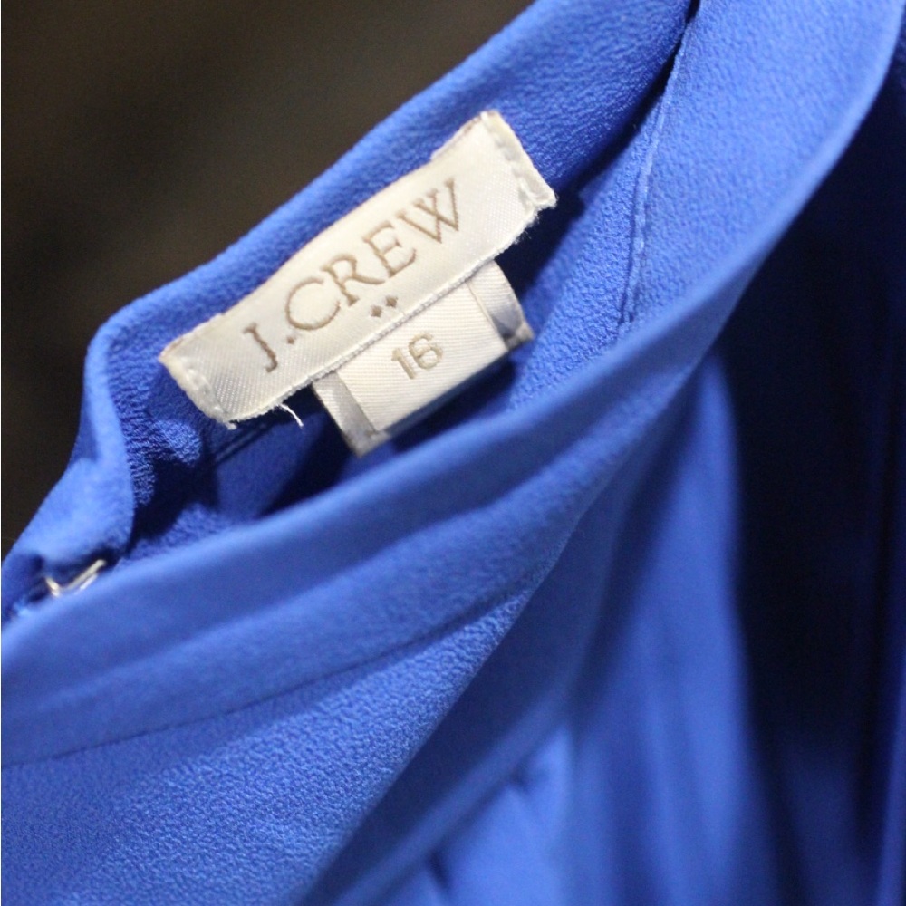 J. Crew Vibrant Blue Maxi Skirt Size 16 - Picture 2 of 5